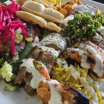 Hummus Way - Combo 1 - chicken + beef sirloin - Middle Eastern Near Me - Santa Ana, California Hummus Way - Combo 1 - chicken + beef sirloin - Middle Eastern Near Me - Santa Ana, California