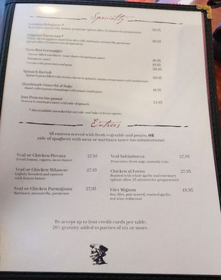 Menu photo 6 Ristorante Machiavelli Edmonds, WA