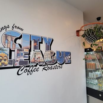 City League Coffee Roasters - City league roaster wall decal - Coffee Roasteries Near Me - Brooklyn, New York