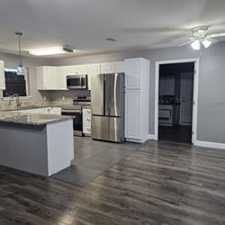 Tunnel Rat Drain Cleaning & Plumbing - My kitchen and refrigerator.