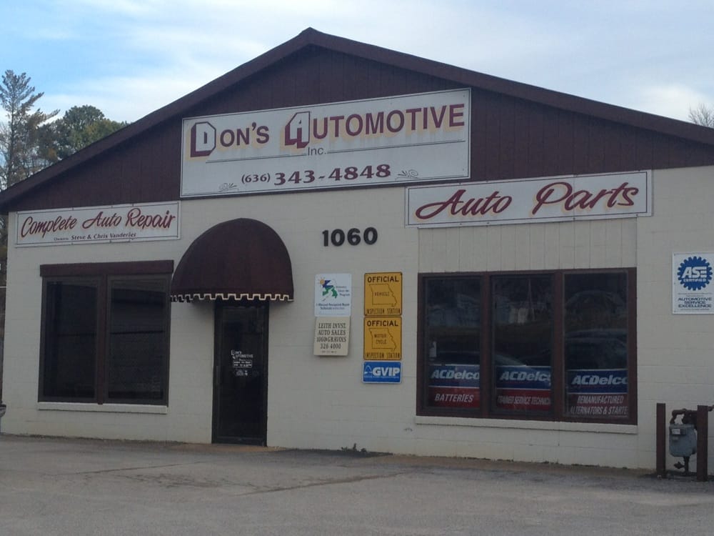 DON’S AUTOMOTIVE Updated October 2024 13 Reviews 1060 Gravois Rd, Fenton, Missouri Auto