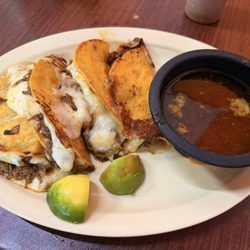 Gutierrez Restaurant - Birria Tacos no cilantro.