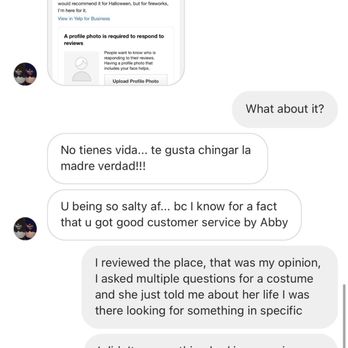 TOPDOG Fireworks - Manager messaging me on my personal social media about my honest review - Fireworks Near Me - Spring, Texas