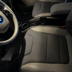 Shampooed seats and clean car