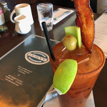 Dorn's Original Breakers Cafe - Dorn's Bloody Mary (ask them to add bacon!) - Seafood Near Me - Morro Bay, California Dorn's Original Breakers Cafe - Dorn's Bloody Mary (ask them to add bacon!) - Seafood Near Me - Morro Bay, California