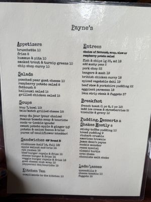 Menu photo 1 Paynes Restaurant Gas City, IN Menu photo 1 Paynes Restaurant Gas City, IN