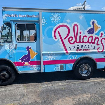 Pelican's  Snoballs - Food truck! - Shaved Ice Near Me - Hickory, North Carolina