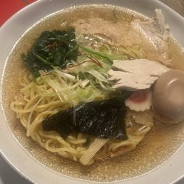 Chicken ramen with egg