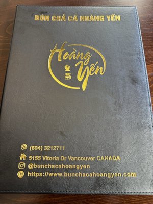 Menu photo 1 Bun Cha Ca Hoang Yen Burnaby, BC Menu photo 1 Bun Cha Ca Hoang Yen Burnaby, BC
