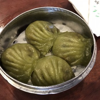 Kon Chau Restaurant - Green tea duck dumpling. 3/5 would recommend if you like duck. - Dim Sum Near Me - Miami, Florida Kon Chau Restaurant - Green tea duck dumpling. 3/5 would recommend if you like duck. - Dim Sum Near Me - Miami, Florida