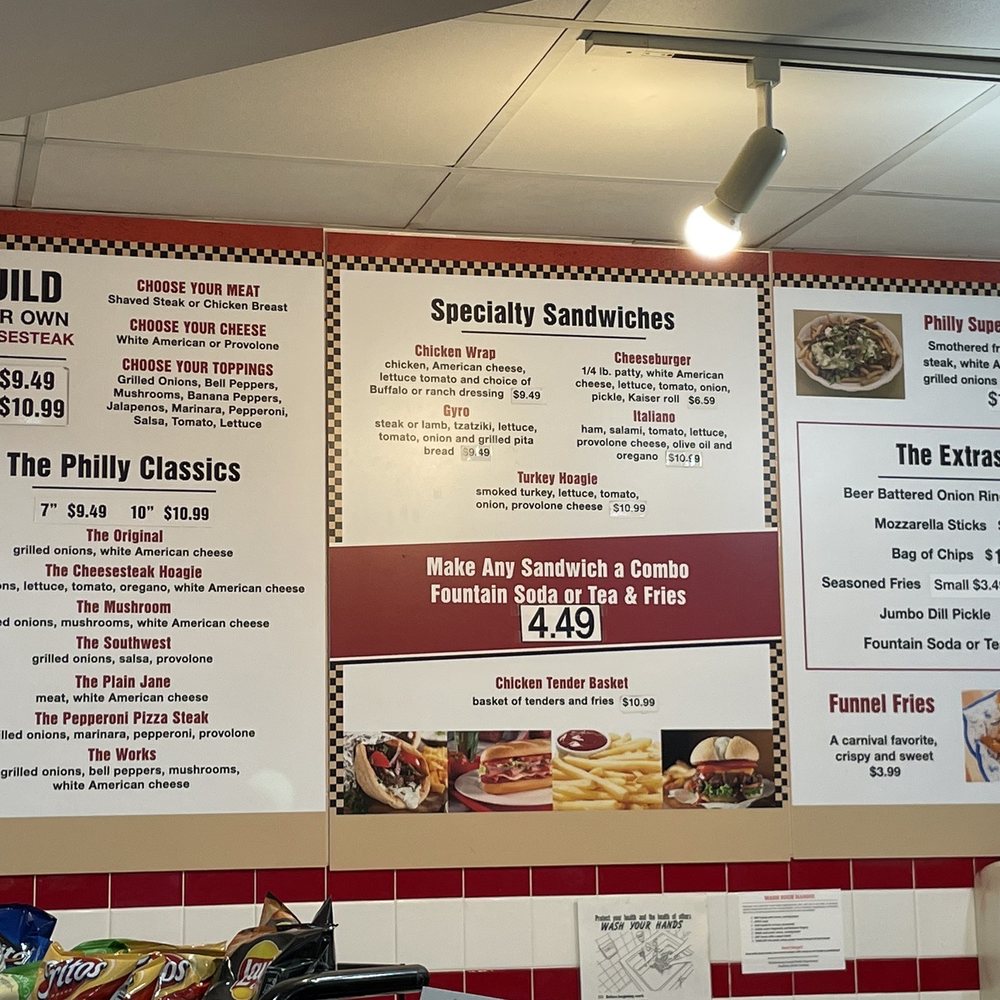 Philly Corner - Menu - Cheesesteaks Near Me - Charlotte, North Carolina Philly Corner - Menu - Cheesesteaks Near Me - Charlotte, North Carolina