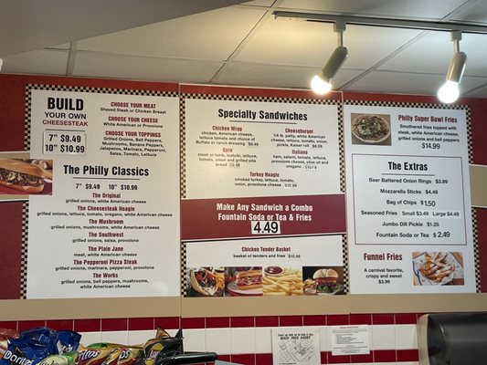 Menu photo 2 Philly Corner Charlotte, NC