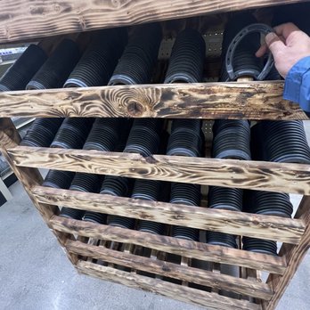 C-A-L Ranch Stores - Rack full of horseshoes - Outdoor Gear Near Me - Goodyear, Arizona C-A-L Ranch Stores - Rack full of horseshoes - Outdoor Gear Near Me - Goodyear, Arizona