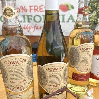 Gowan’s Cider - three bottles of gowan's cid - Cideries Near Me - Philo, California