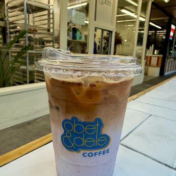Obet & Del's Coffee - Looks sweet but it's not - Filipino Iced Coffee (Ube) - Coffee & Tea Near Me - Los Angeles, California Obet & Del's Coffee - Looks sweet but it's not - Filipino Iced Coffee (Ube) - Coffee & Tea Near Me - Los Angeles, California