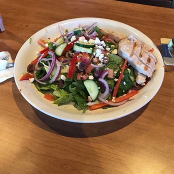 Boston Pizza - Greek chicken salad. - Pizza Near Me - Mississauga, Ontario
