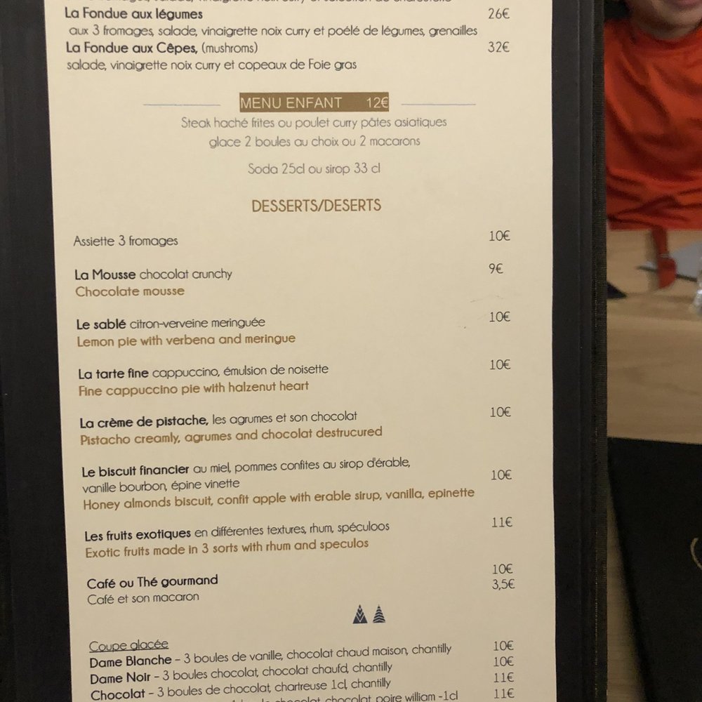 Alpen Art - Menu - Bistros Near Me - Val Thorens, 73