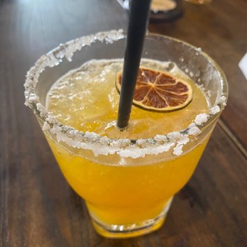 Taco Rock - Mango margarita with salt around the rim - Tacos Near Me - Alexandria, Virginia Taco Rock - Mango margarita with salt around the rim - Tacos Near Me - Alexandria, Virginia