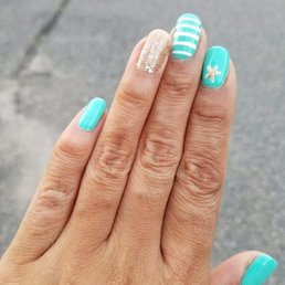 Gel nails by Natalie. Design by Felicity. Gel nails by Natalie. Design by Felicity.