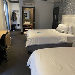 Hotel room.