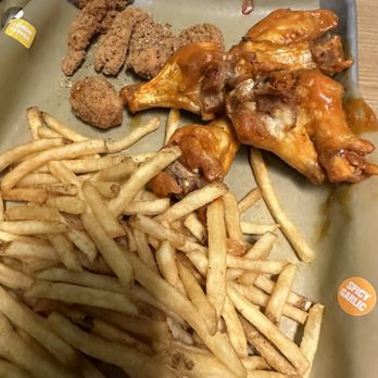 Buffalo Wild Wings - Untouched Boneless and bone in combo. $31.99. What's the meat?? What a waste of money!!! - Chicken Wings Near Me - Northridge, California