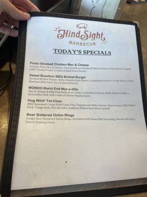 Menu photo 2 Hindsight BBQ Waterbury, CT