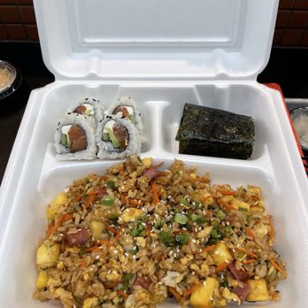 Koa Sushi & Poke - Lunch Special with Hawaiian Fried Rice, Spam Musubi and a Philly Roll. - Sushi Bars Near Me - Orlando, Florida Koa Sushi & Poke - Lunch Special with Hawaiian Fried Rice, Spam Musubi and a Philly Roll. - Sushi Bars Near Me - Orlando, Florida