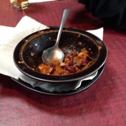 C.J. Hummel's - Nearly empty chili bowl speaks volumes ;-)