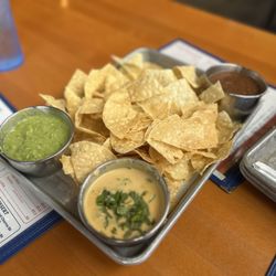 Tacocat - Chips and salsa- we added the queso