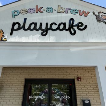Peek-A-Brew Play Cafe - Entrance - Coffee & Tea Near Me - Old Saybrook, Connecticut Peek-A-Brew Play Cafe - Entrance - Coffee & Tea Near Me - Old Saybrook, Connecticut