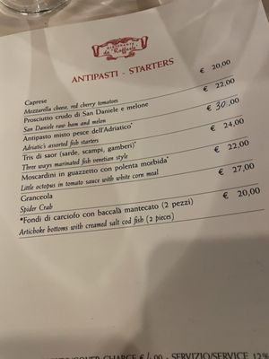 Menu photo 1 Da Raffaele Venezia, VE