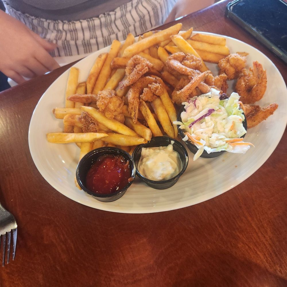 Fish Tales - Shrimp platter with Fries - Seafood Near Me - Galveston, Texas