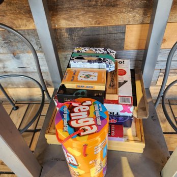 Longfellow's Coffee - Board games at table - Coffee & Tea Near Me - Mahwah, New Jersey