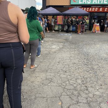 Las Americas Supermarket - Line for Taco Tuesday - Grocery Near Me - Rock Hill, South Carolina