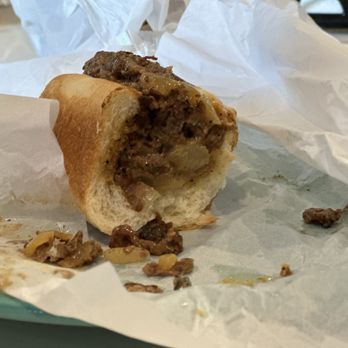 D'Best Sandwich Shop - Small Philly Style Cheesesteak good amount of meat... only thing worth eating here - Sandwiches Near Me - Boca Raton, Florida