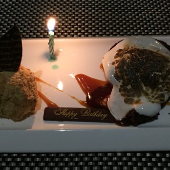 Six Peaks Grille - Birthday Chocolate Lava "S'mores" Cake - Steakhouses Near Me - Olympic Valley, California Six Peaks Grille - Birthday Chocolate Lava "S'mores" Cake - Steakhouses Near Me - Olympic Valley, California
