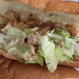Chicken cheesesteak, all lettuce practically.