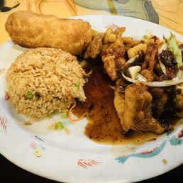 Spicy Chicken Dinner Plate