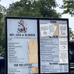 August Beverage Company - Menu
