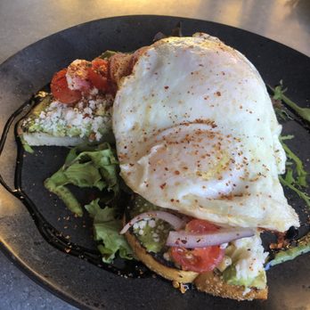 Toast - Avo toast with egg - Breakfast & Brunch Near Me - Temecula, California Toast - Avo toast with egg - Breakfast & Brunch Near Me - Temecula, California