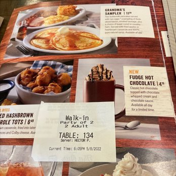Cracker Barrel - Waiting for...Hector, our server - Southern Near Me - Victorville, California