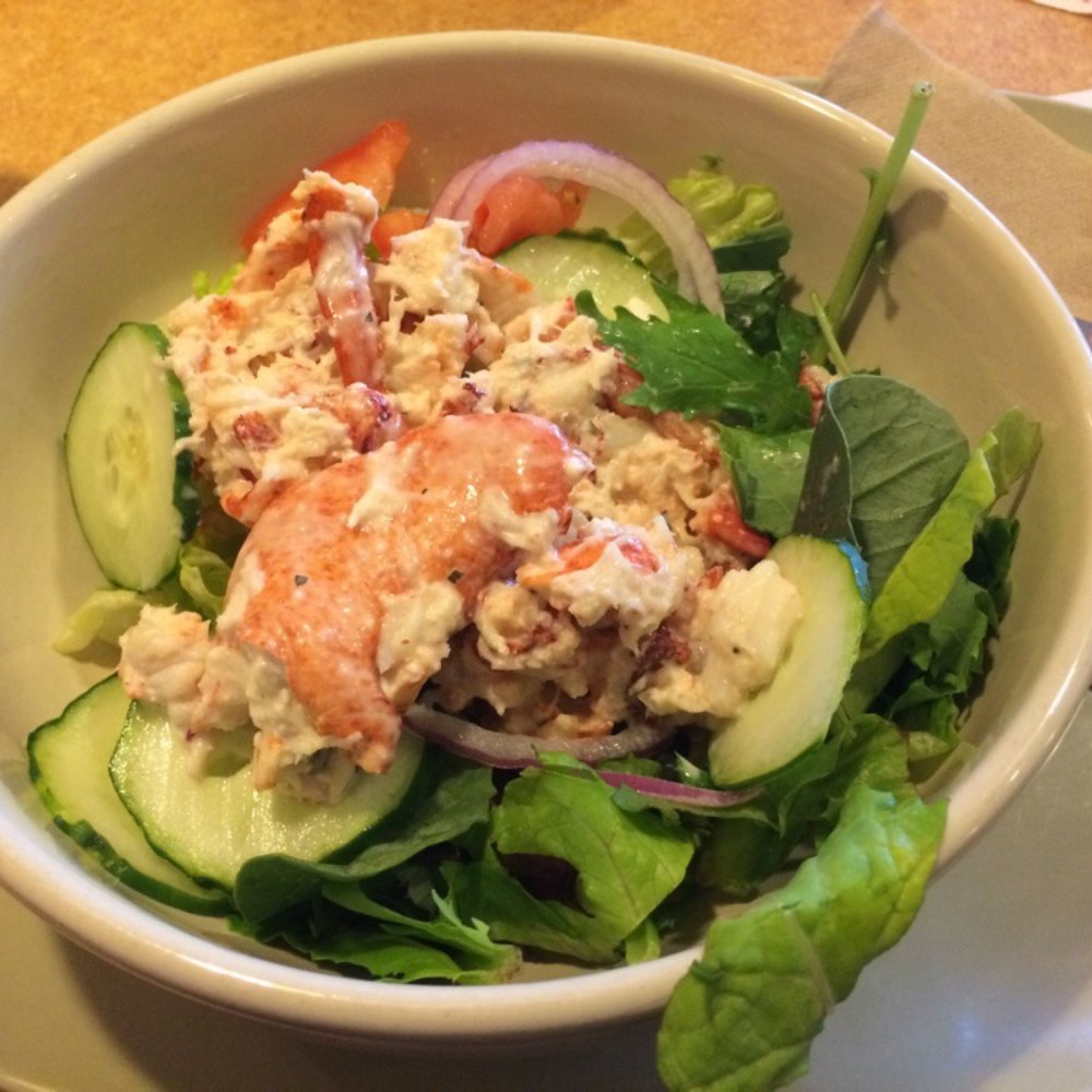 Panera Bread - Lobster salad over garden salad. - Sandwiches Near Me - Framingham, Massachusetts