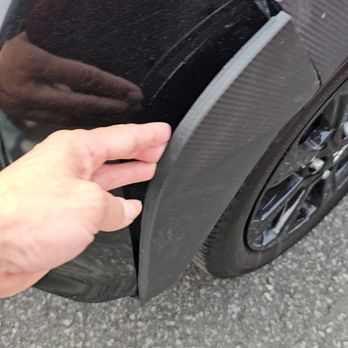 Victory Mitsubishi - Damaged fender flare. - Car Dealers Near Me - Bronx, New York