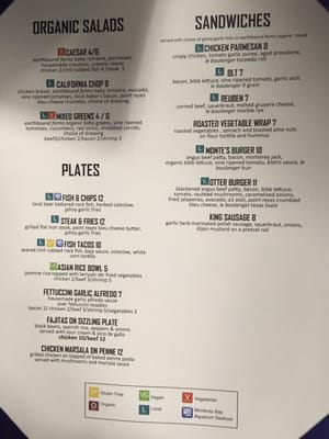 Menu photo 3 Monte's Seaside, CA Menu photo 3 Monte's Seaside, CA
