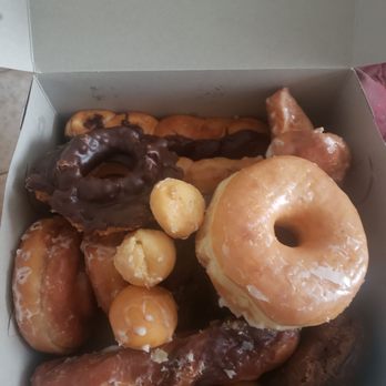 Moreno Family Donuts - Dozen donuts minus the maple bacon I already ate - Donuts Near Me - Moreno Valley, California Moreno Family Donuts - Dozen donuts minus the maple bacon I already ate - Donuts Near Me - Moreno Valley, California