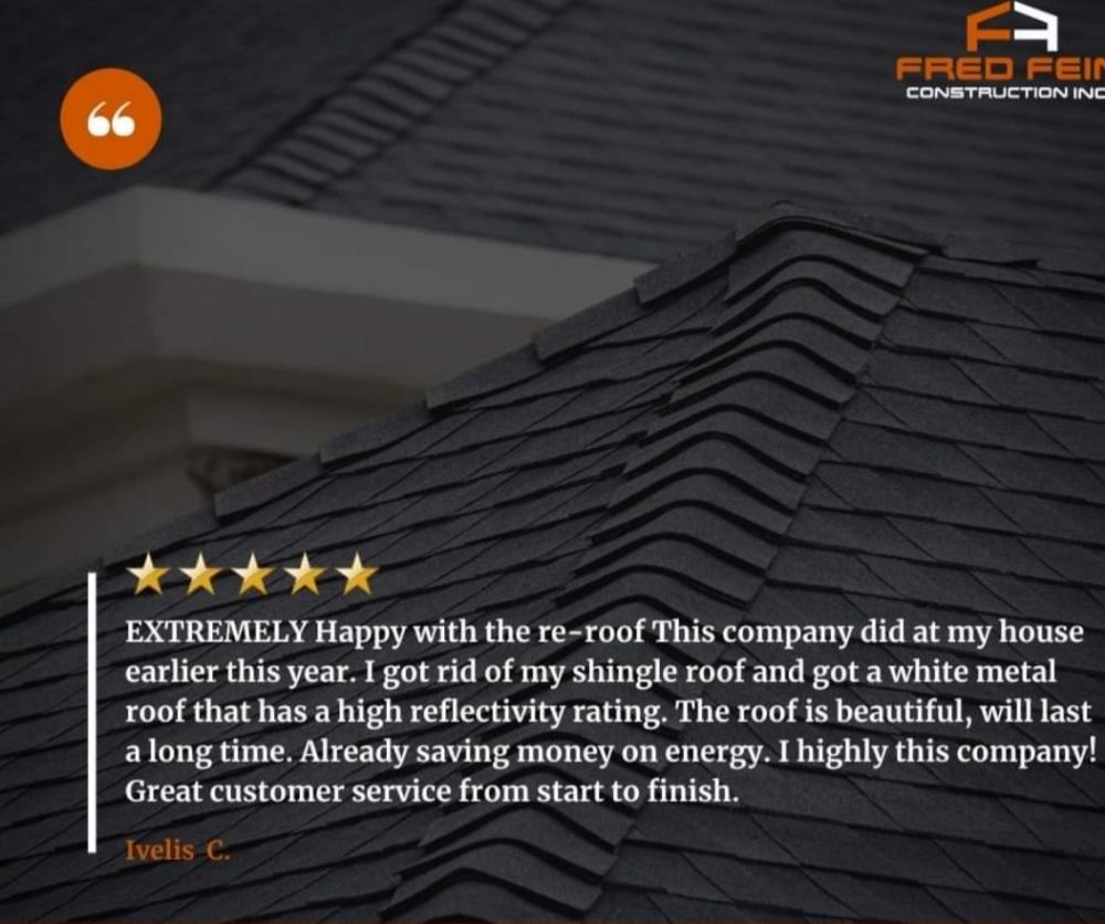 Slide of Fred Fein Roofing & Construction