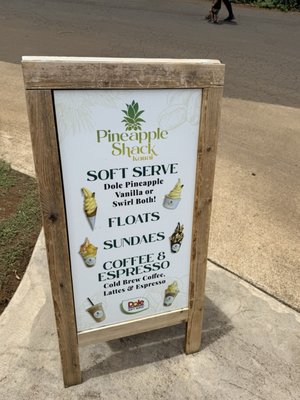 Menu photo 1 Pineapple Shack Kauai Lihue, HI