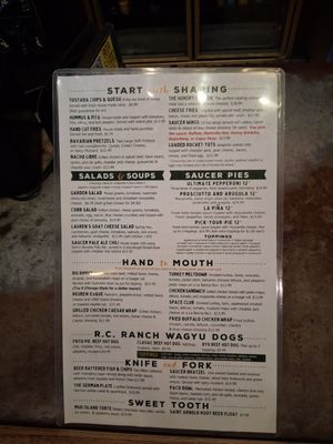 Menu photo 3 Flying Saucer Draught Emporium Houston, TX