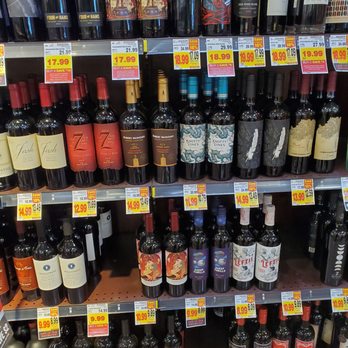 Fry's Food Store - a display of wine bottles - Grocery Near Me - Goodyear, Arizona Fry's Food Store - a display of wine bottles - Grocery Near Me - Goodyear, Arizona
