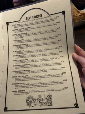 Menu photo 3 La Capilla Mexican Restaurant Torrance, CA
